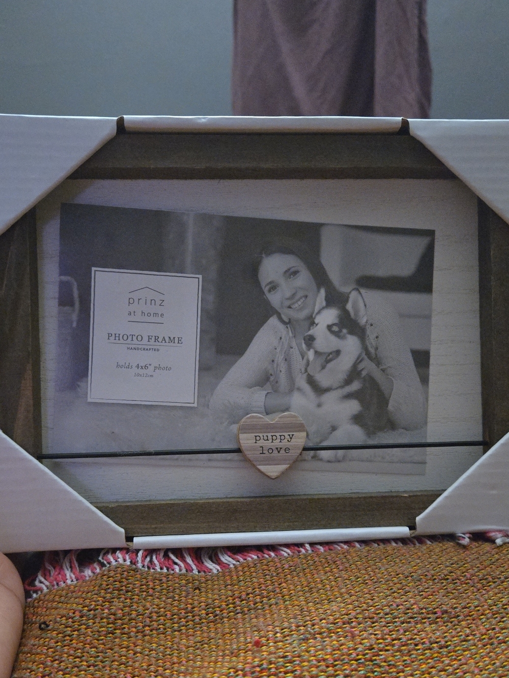 "Puppy Love" Quotable Picture Frame by the brand Prinz at Home NEW